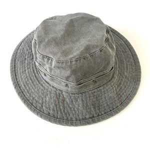 Wide Brim Bucket DP Hat Sz L Sun Protection Cotton Boonie Cap Travel Fishing